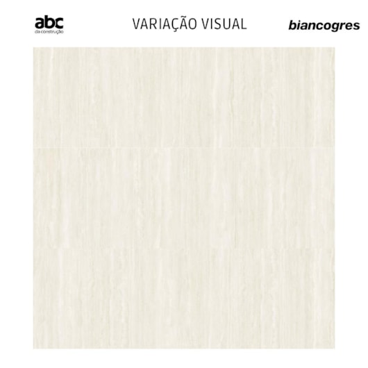 Porcelanato Biancogres Travertino Tivoli Acetinado 120x120cm Retificado - Imagem principal - 54288148-0aa7-4736-b938-f58bb83233ac