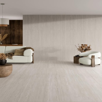 Porcelanato Biancogres Travertino Tivoli Acetinado 120x120cm Retificado