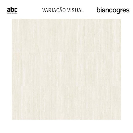 Porcelanato Biancogres Travertino Tivoli Satin Acetinado 90x90cm Retificado - Imagem principal - b8b7bb6b-7084-4fb9-8fc6-6454228e2d6d
