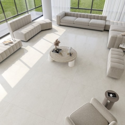 Porcelanato Biancogres Versalhes Beige Satin 90x90cm Retificado - Imagem principal - 0edc1586-2d45-4d24-9d47-d5dbf2239ac5