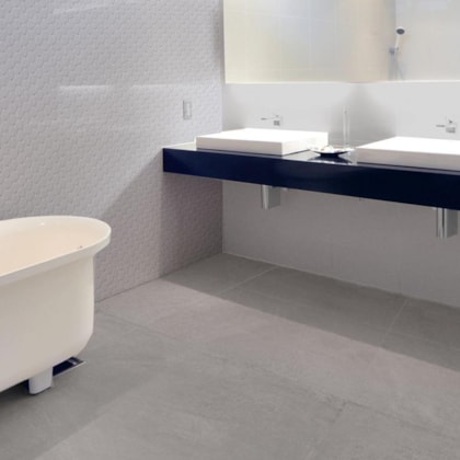 Porcelanato Ceusa Cimento Acetinado 80x80cm Retificado