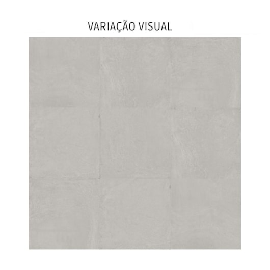 Porcelanato Ceusa Cimento Acetinado 80x80cm Retificado - Imagem principal - f2f73294-165c-4975-b158-febc2428533c