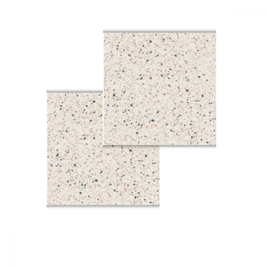 Porcelanato Ceusa Confete White Natural 100x100cm Retificado  - Imagem principal - f5dc5be0-d99b-40be-9565-9389a1b8a645