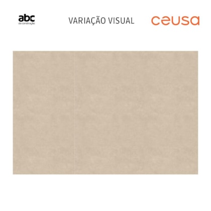 Porcelanato Ceusa Cromo Bege Acetinado 90x90cm Retificado
