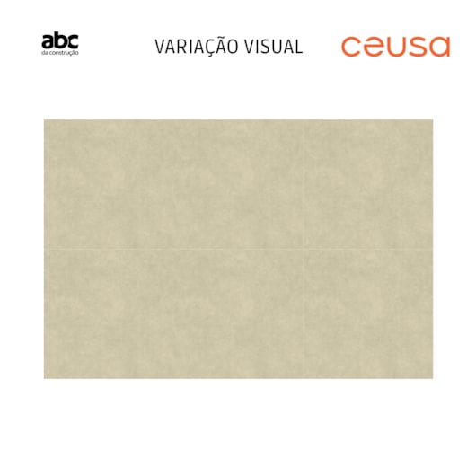 Porcelanato Ceusa Cromo Bege Hard 87,7x87,7cm Retificado  - Imagem principal - 915a4bc6-f0cf-43a9-9b75-f08831871697