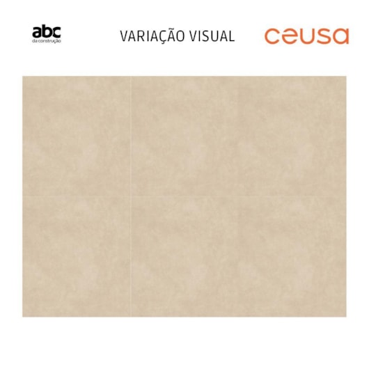 Porcelanato Ceusa Cromo Bege Polido 90x90cm Retificado - Imagem principal - da4ca22d-ded2-47cd-beae-9da836c20f35