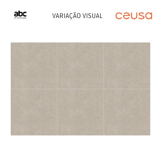 Porcelanato Ceusa Cromo Cinza Hard 120x120cm Retificado - Imagem principal - b4274ca2-731e-41ef-8246-a9bc0cd4dbe0