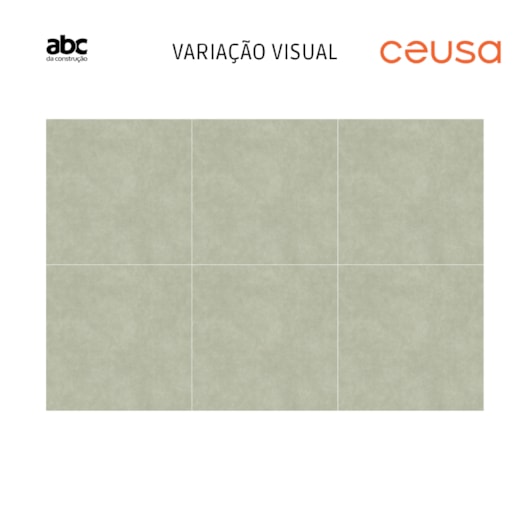 Porcelanato Ceusa Cromo Cinza Polido 120x120cm Retificado - Imagem principal - 480054ac-8f51-478c-bb9d-994c19b92c87