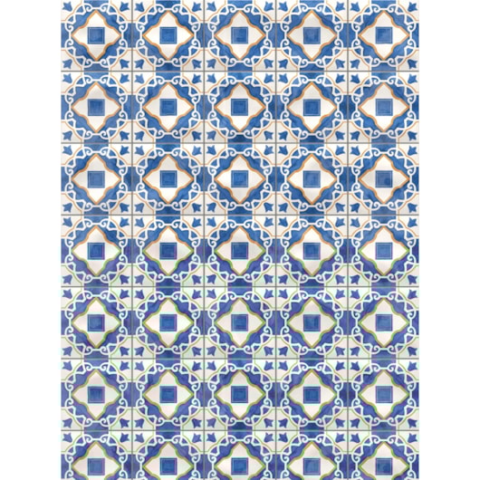 Porcelanato Ceusa Italian Days Dec 1 Mix Lux 20x20cm Bold - Imagem principal - ef989d36-675b-4a25-aa26-04924bc02506