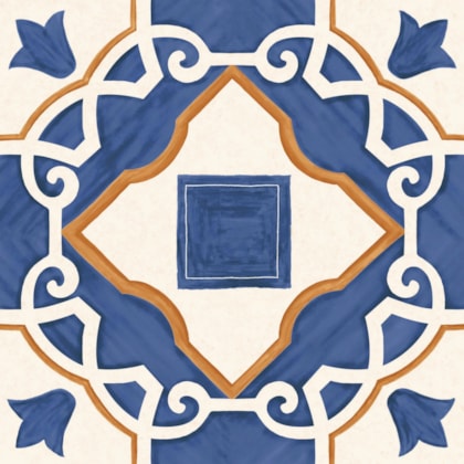 Porcelanato Ceusa Italian Days Dec 1 Mix Lux 20x20cm Bold