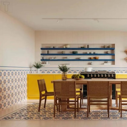 Porcelanato Ceusa Italian Days Dec 2 Mix Brilhante 20x20cm Bold