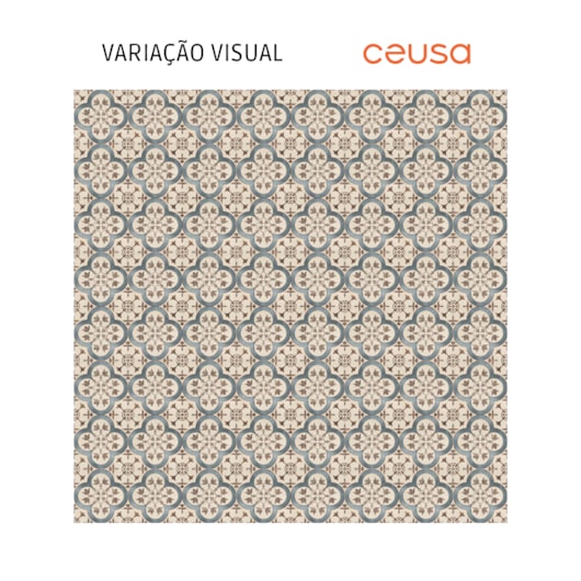 Porcelanato Ceusa Ladrilho Mediterrâneo 58,4x58,4cm Retificado - Imagem principal - 81fb9de8-147b-427e-bb15-63c1a38c241f