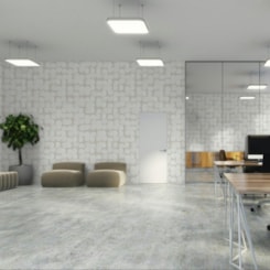 Porcelanato Ceusa Lapa Wh Matte 58,4x58,4cm Retificado