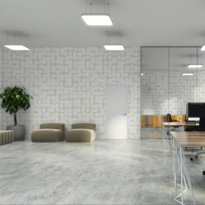 Porcelanato Ceusa Lapa Wh Matte 58,4x58,4cm Retificado