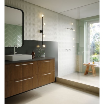 Porcelanato Ceusa Pulpis Bege Acetinado 100x100cm Retificado