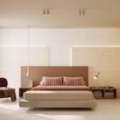 Porcelanato Ceusa Travertino Veins Be Natural 87,7x87,7cm Retificado