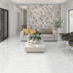 Porcelanato Damme Artsy Gray Acetinado 62x121cm Retificado