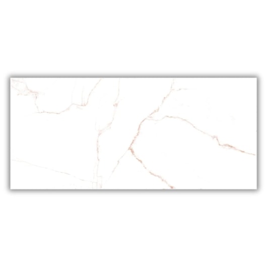 Porcelanato Damme Branco Pigues Acetinado 62x121cm Retificado - Imagem principal - d8bfe46d-b187-4c36-8912-df376f38b306