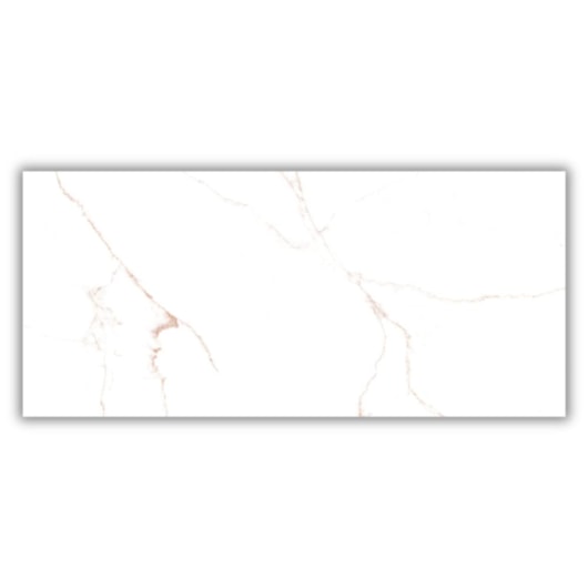 Porcelanato Damme Branco Pigues Acetinado 62x121cm Retificado - Imagem principal - 4d5f7b0d-c88c-41c9-b035-377274c8c615