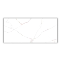 Porcelanato Damme Branco Pigues Acetinado 82x182cm Retificado