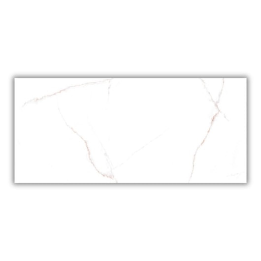 Porcelanato Damme Branco Pigues Acetinado 82x182cm Retificado - Imagem principal - c6244cab-0823-4153-abac-cbf1ee29f271