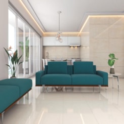 Porcelanato Damme Brecchia Polido 62x121cm Retificado