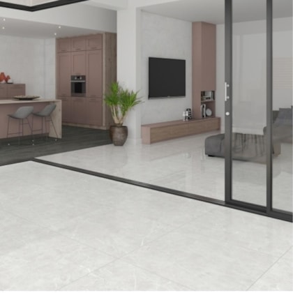 Porcelanato Damme Magdal Ice Acetinado 121x121cm Retificado