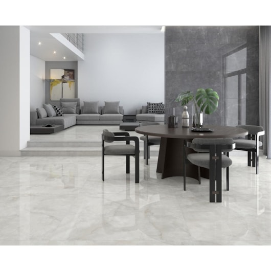 Porcelanato Damme Onix Ice Acetinado 83x83cm Retificado - Imagem principal - 0b3dc0da-b2d5-461e-87ba-ad97d8a2e331