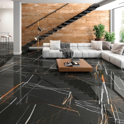 Porcelanato Damme Sahara Polido 62x121cm Retificado