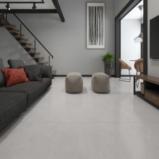 Porcelanato Damme  Savanah Ice Acetinado 83x83cm Retificado - Imagem principal - af1d63ba-0f43-402a-9a4d-366a3ca67f22
