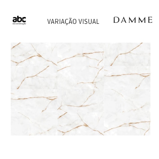 Porcelanato Damme Thasos Acetinado 62x121cm Retificado - Imagem principal - a2d7bbfc-b64c-4af4-9f2d-b32097fee6bf