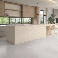 Porcelanato Damme Travertino Chiaro Acetinado 62x121cm Retificado