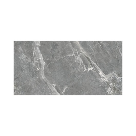 Porcelanato Damme Venato Grigio Polido 62x121cm Retificado - Imagem principal - 8ae8df6a-d55f-4191-bb7f-c4f01153f252