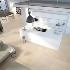 Porcelanato Delta Barcelona Arena Bege Acetinado 84x84cm Retificado
