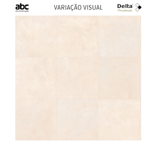 Porcelanato Delta Barcelona Arena Polido Bege 84x84cm Retificado  - Imagem principal - 1693f592-4aa8-4138-b371-8e8a0de561dd