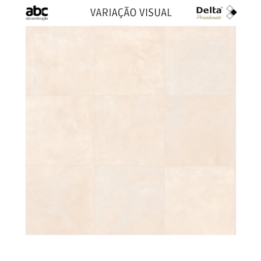 Porcelanato Delta Barcelona Arena Polido Bege 84x84cm Retificado  - Imagem principal - 8900c2c1-09d0-4cdd-ab58-d4d93f94ea31