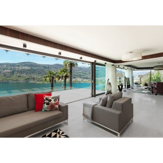 Porcelanato Delta Barcelona Plata Externo Cinza 84x84cm Retificado - Imagem principal - d55d1086-e86c-4de0-b4b6-eae404e284e5