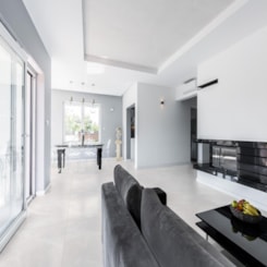 Porcelanato Delta Fuji Off White Acetinado 84x84 Retificado