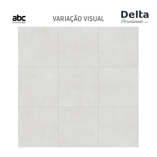 Porcelanato Delta Obelisco Off White Acetinado 120x120 Retificado - Imagem principal - 2ba17d5f-e31c-4ee1-a121-a41aed4197aa