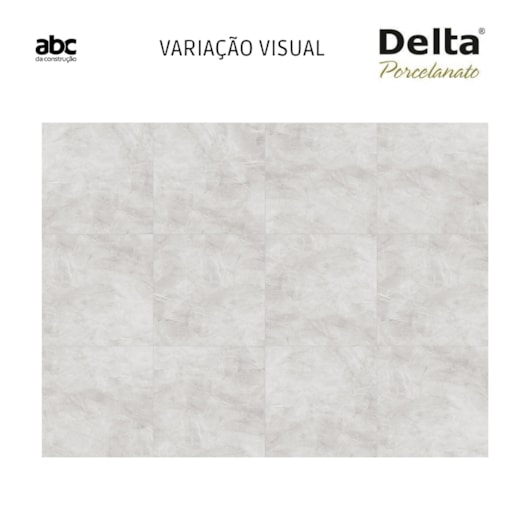 Porcelanato Delta Pulpis Cinza Acetinado 84x84cm Retificado  - Imagem principal - 39b9f841-73ae-45ee-a997-07ef44ab7375