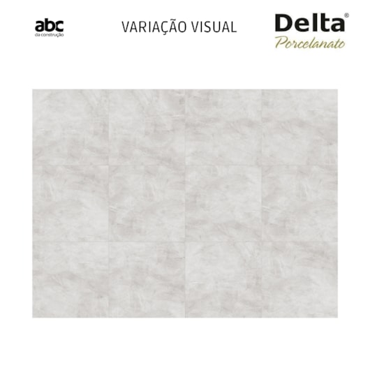 Porcelanato Delta Pulpis Cinza Polido 84x84cm Retificado - Imagem principal - 5dc90fe8-ae24-44ca-83a3-47d4f5bde331