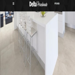 Porcelanato Delta Pulpis Sand Polido 84x84cm Retificado