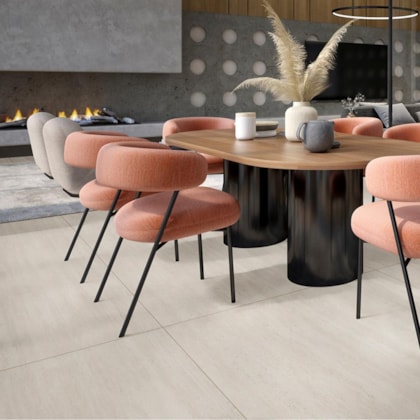 Porcelanato Delta Romano Avena Acetinado 120x120cm Retificado