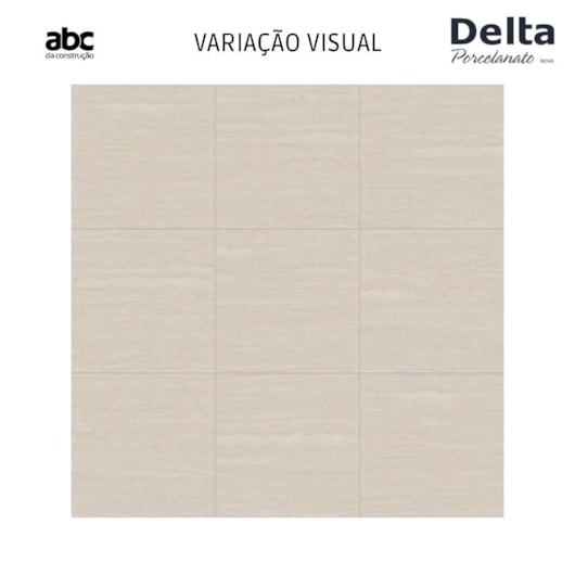 Porcelanato Delta Romano Avena Acetinado 120x120cm Retificado - Imagem principal - ce07bba0-d4ab-40c2-90a4-beb8c0cb7caf
