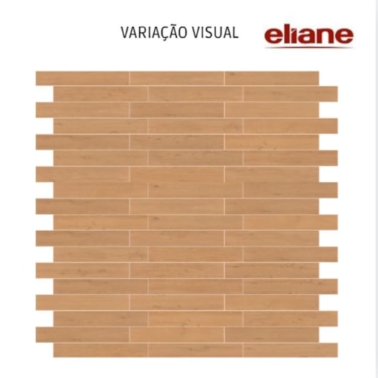 Porcelanato Eliane Bali Camel Acetinado 19,7x120cm Retificado - Imagem principal - 32513649-d1fe-458b-ad1e-77791e2863bb