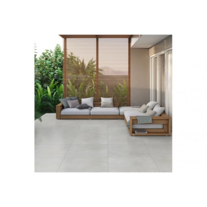 Porcelanato Eliane Caliza Frost Acetinado 90x90cm Retificado