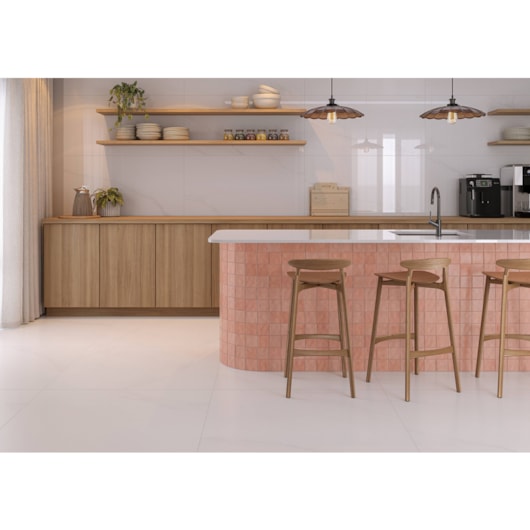 Porcelanato Eliane Cassini Gris Polido 60x120cm Retificado - Imagem principal - 67750a40-cb5c-42d2-a075-cf74731307a6