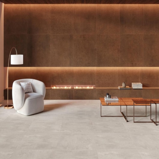 Porcelanato Eliane Fuso Terracota Mate 100x100cm Retificado - Imagem principal - 096553b7-0903-485a-b600-48aa22559179