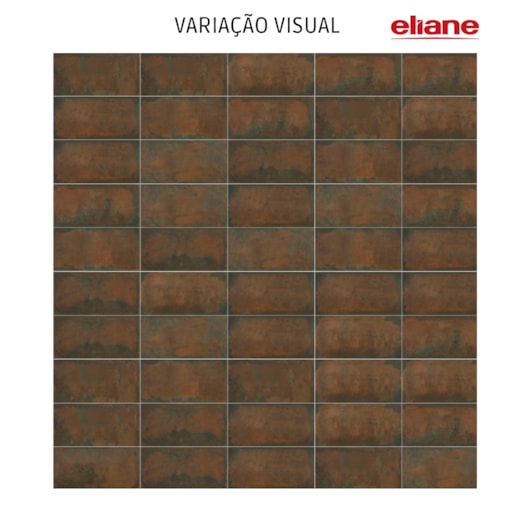 Porcelanato Eliane Iron Metálico Externo 60x120cm Retificado  - Imagem principal - 783cfa50-d13d-4397-89ae-2ee87ba956bc