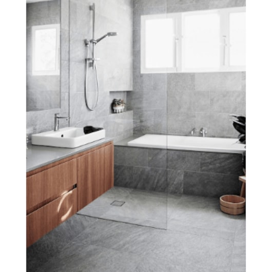 Porcelanato Eliane Iseo Grigio Externo 90x90cm Retificado - Imagem principal - d7156747-e7c0-4a19-88db-cd0bfb7b440b